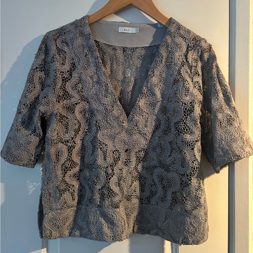 ALC lace blouse, oversized